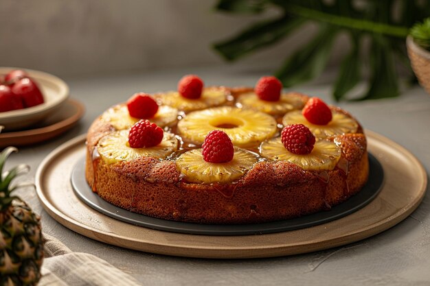 Tarta de piña al revés