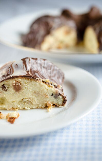 Tarta de queso de chocolate