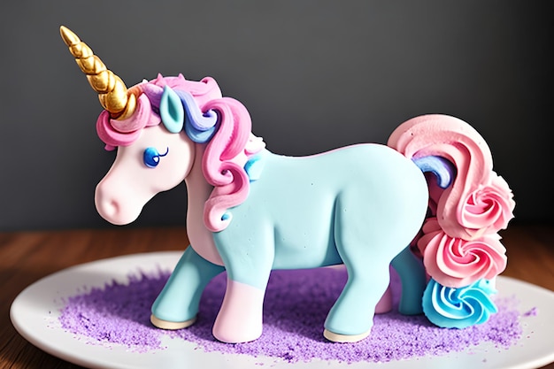 Tarta de unicornio