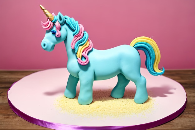 Tarta de unicornio