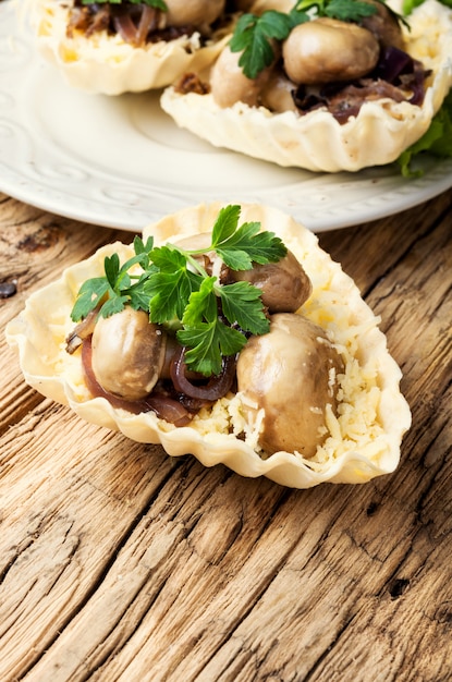 Tartaleta Con Champiñones