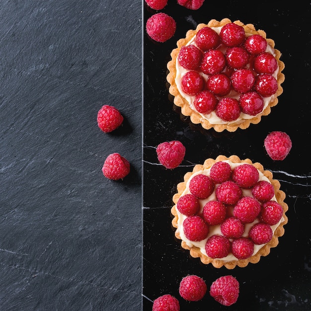 Tartaleta con Frambuesas