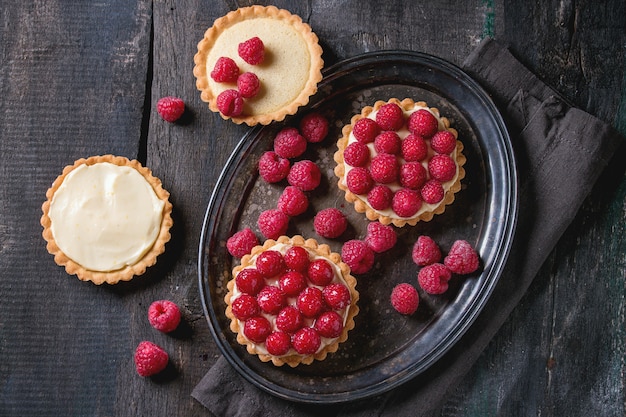 Tartaleta Con Frambuesas