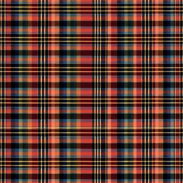 Tartan-Platte-Muster