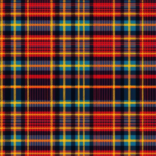 Tartan-Platte-Muster