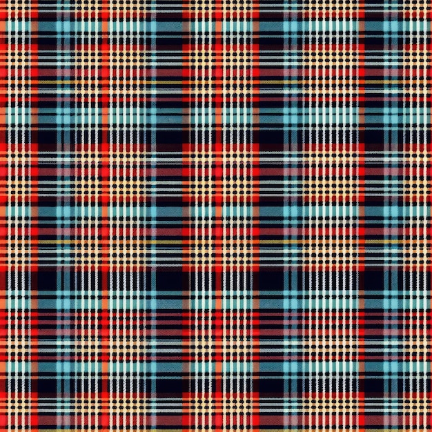 Tartan-Platte-Muster