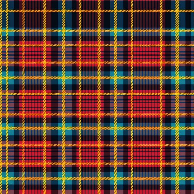 Tartan-Platte-Muster