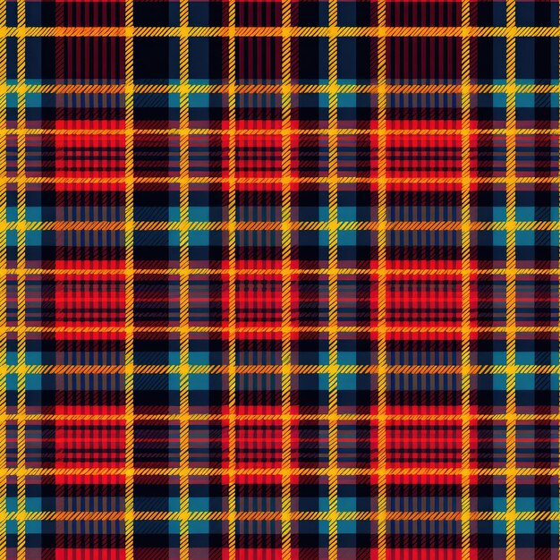 Tartan-Platte-Muster