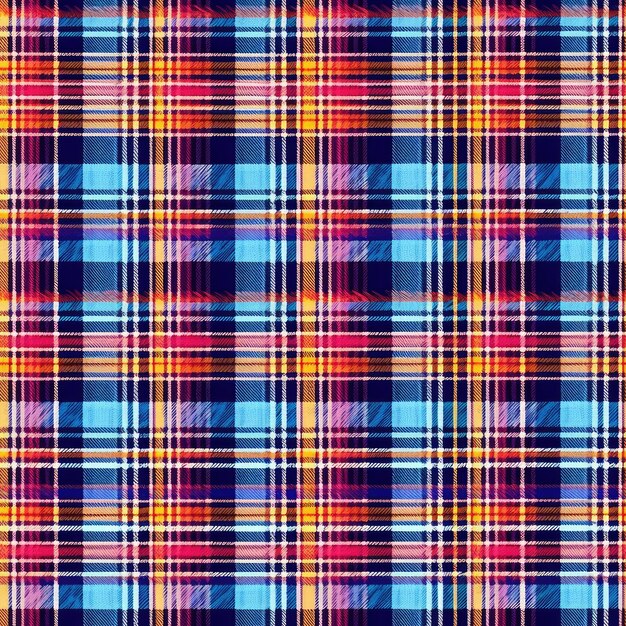 Tartan-Platte-Muster