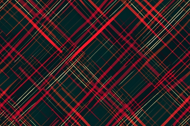 Tartan Seamless Pattern Ai generativ