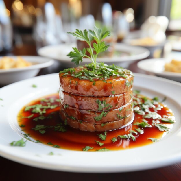 Foto tartar de atn tartar de atún un plato hecho con atún crudo picado finamente típicamente aperitivo