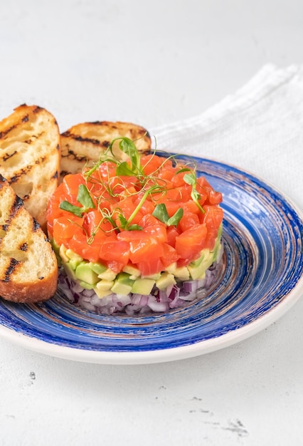 Tartare de salmão