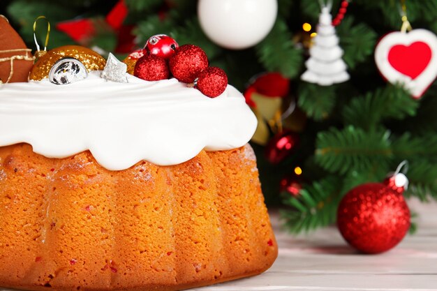 Las tartas con adornos navideños son festivas y muy divertidas