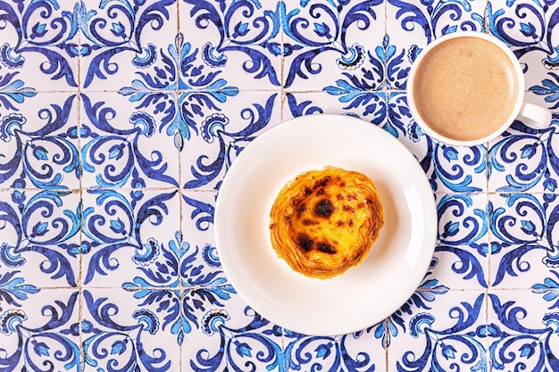 Tarte de Ovos Sobremesa Tradicional Portuguesa Pastel de Nata