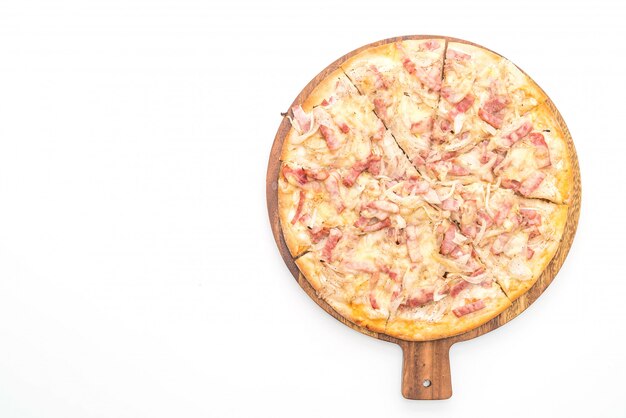 Foto tarte flambé pizza