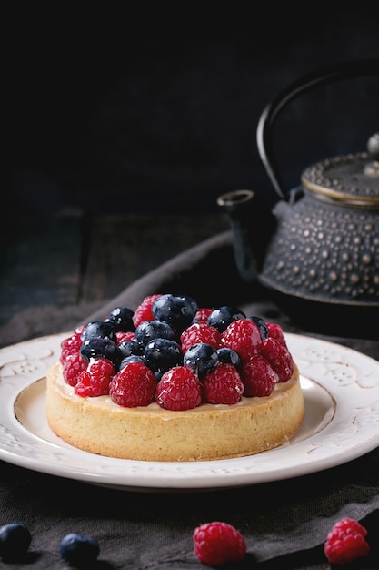 Tarte mit frischen Beeren