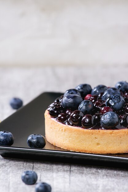 Tarte mit Heidelbeeren