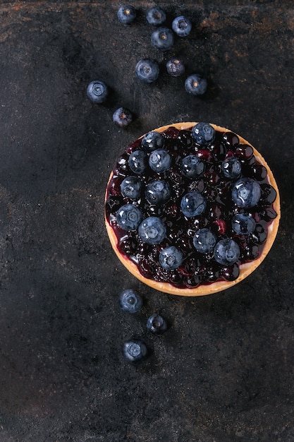 Tarte mit Heidelbeeren