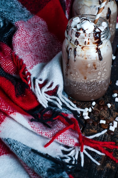 Tasse heißen Kakao oder Kaffee