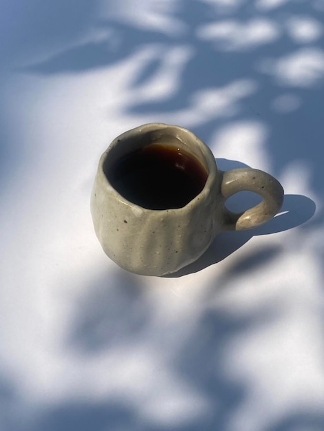 Tasse Kaffee am Morgen