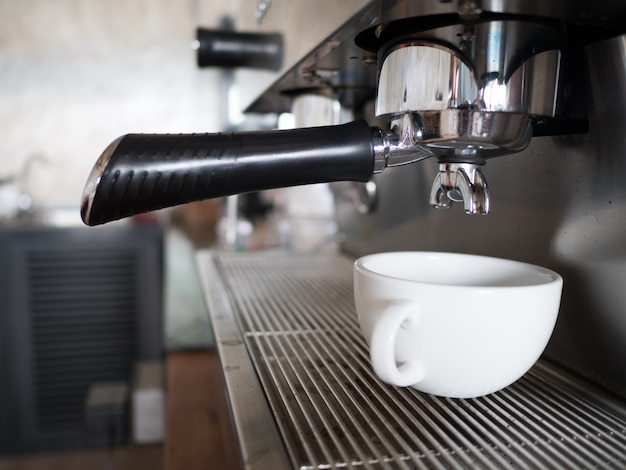 Foto tasse kaffee für machen kaffee