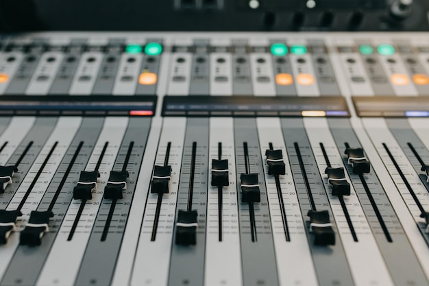 Tastatur für den Soundmixer