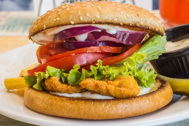 Tasty Chicken Burger