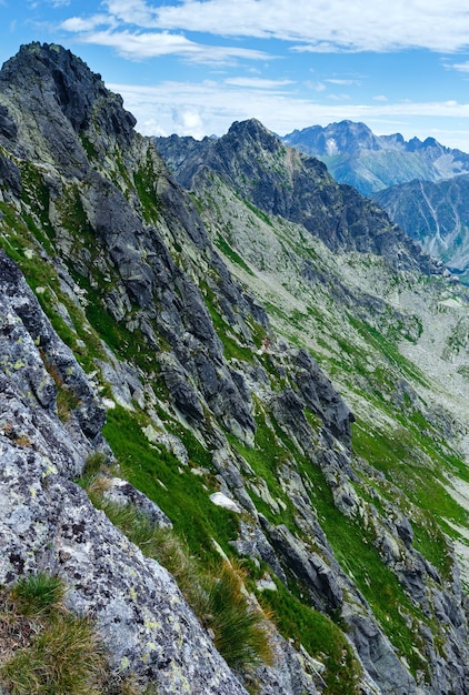 Tatra-Berg, Polen, Blick vom Berg Kasprowy Wierch