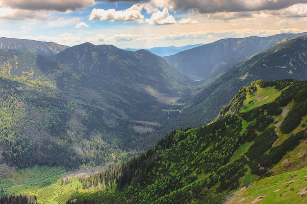 Tatra-Gebirge Tatra-Nationalpark Karpaten schöne Aussicht