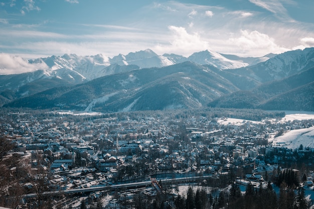 Tatry im Winter, Schuss machen mit Kasprowy