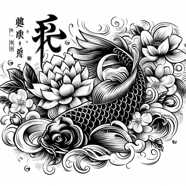 Foto tatuagem asiática