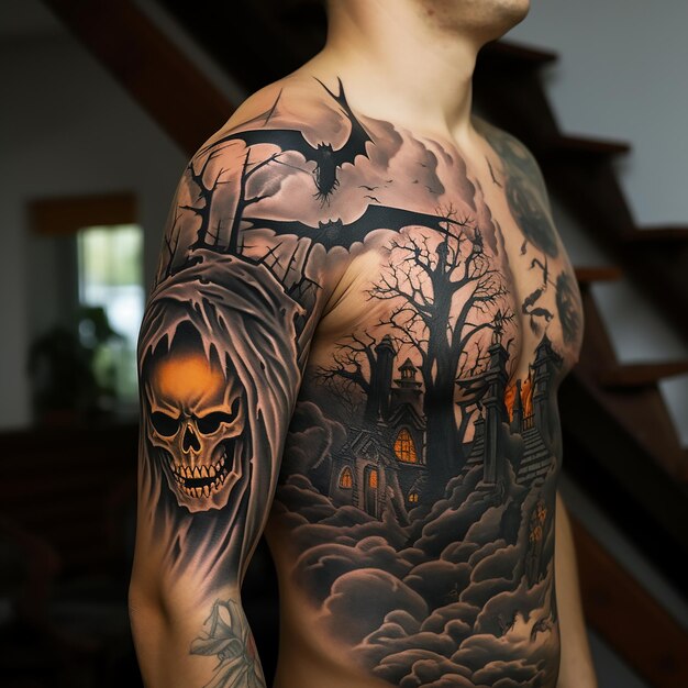 Foto tatuagens de halloween