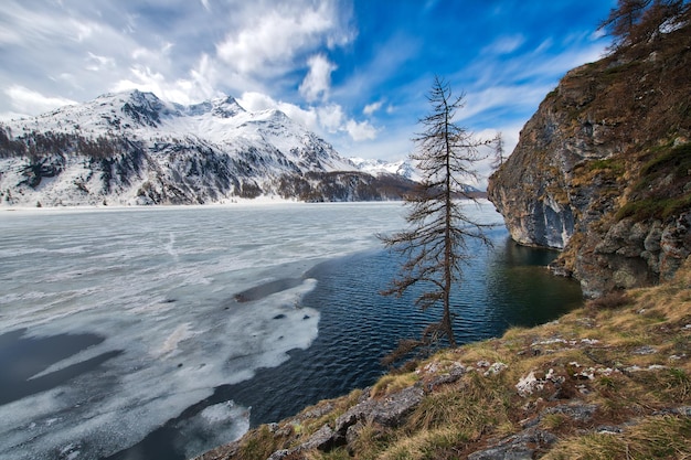 Tauwetter im Engadin beim Malojapass