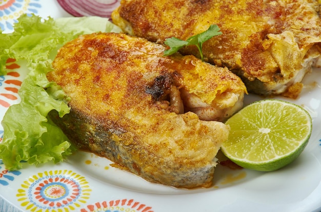 Tawa Fish Fry - Bangude Fisch Masala Fry