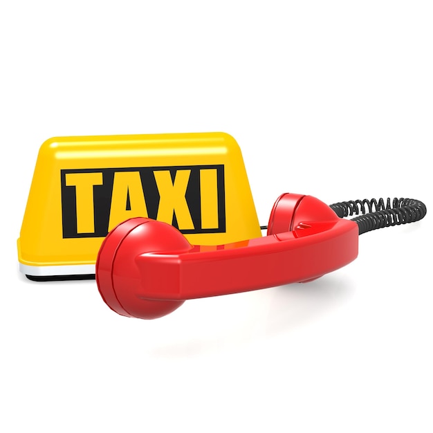 táxi e telefone
