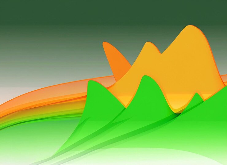 Foto taxure abstracto verde y naranja