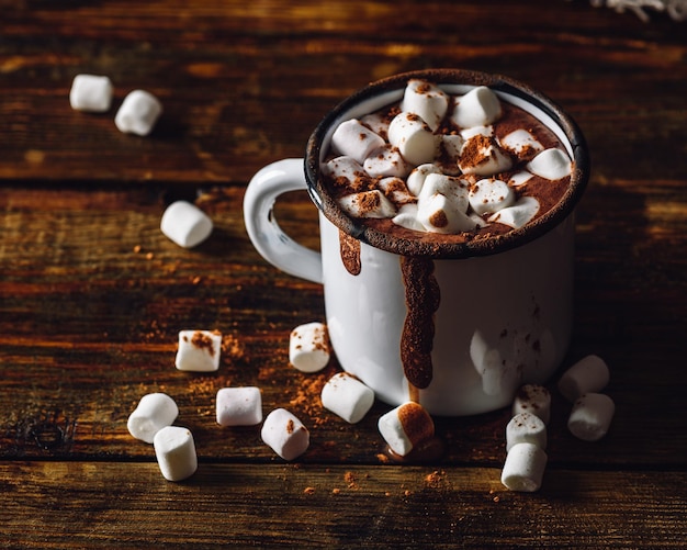 Taza de Cacao con Malvaviscos