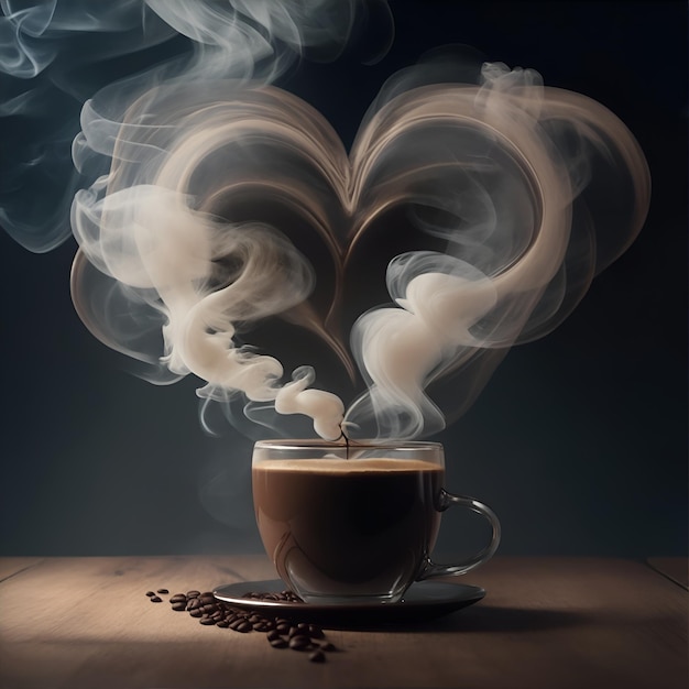 La taza de café del amor