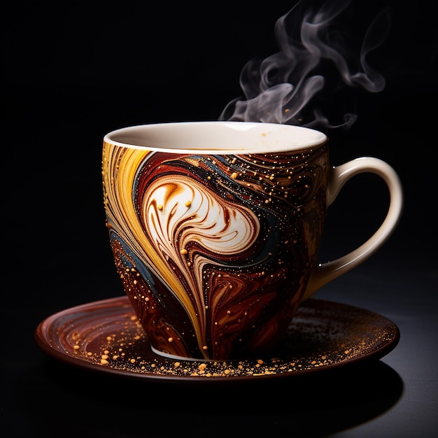 Una taza de café de calidad deliciosa