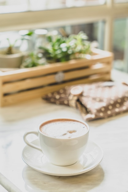 taza de café caliente