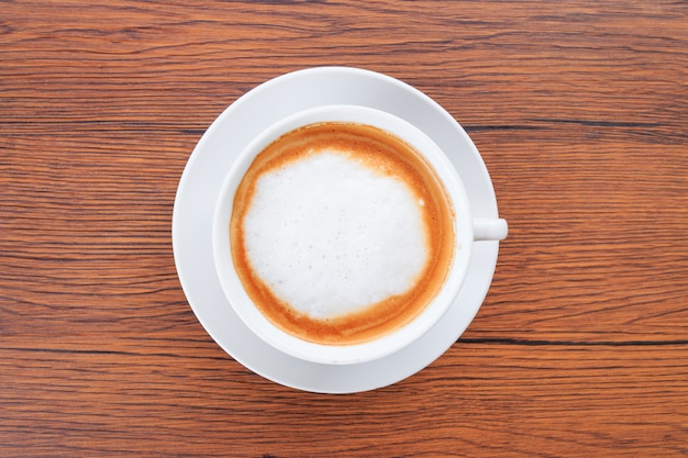 Taza de café capuchino