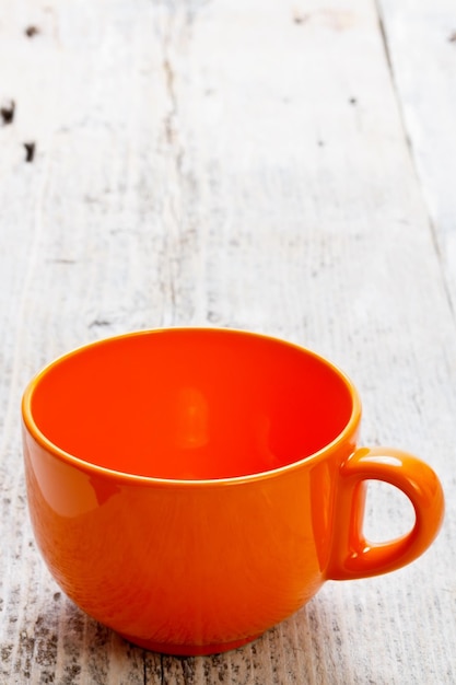 Foto taza de café naranja