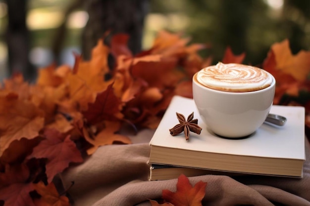 una taza de café con las palabras café con leche