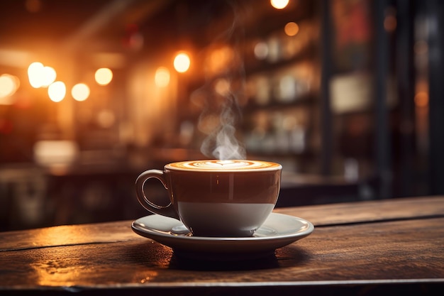 Una taza de café perfectamente elaborada generada por la IA