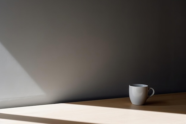 taza de café sobre la mesa