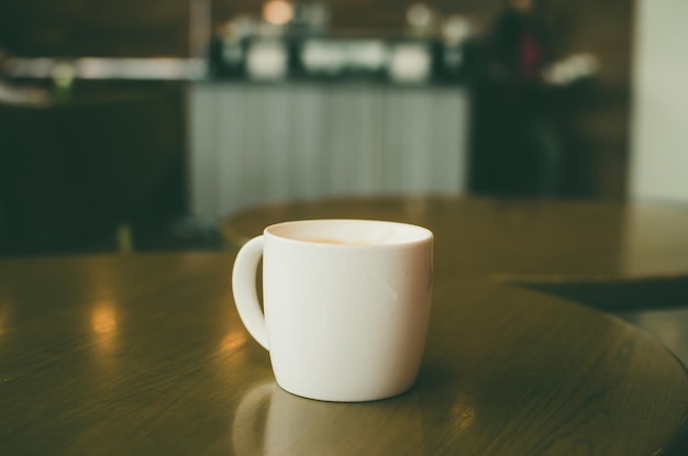 Taza de café de la vendimia