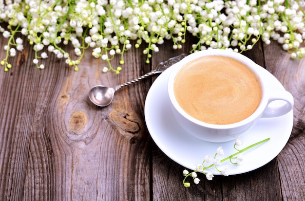 Taza de capuchino o