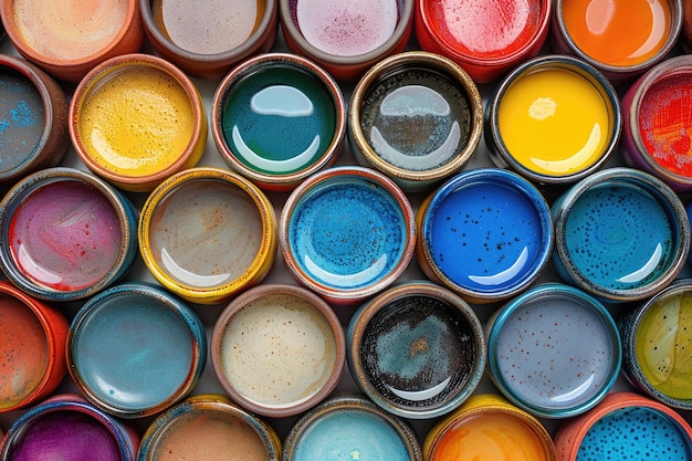 taza de cerámica con patrones coloridos fotografía profesional