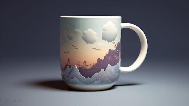 Taza de cerámica