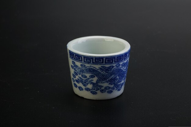 Foto taza china vacía para té